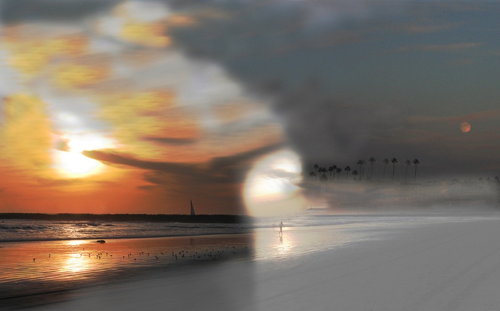 CALIFORNIA: SEAL BEACH, JOGGING