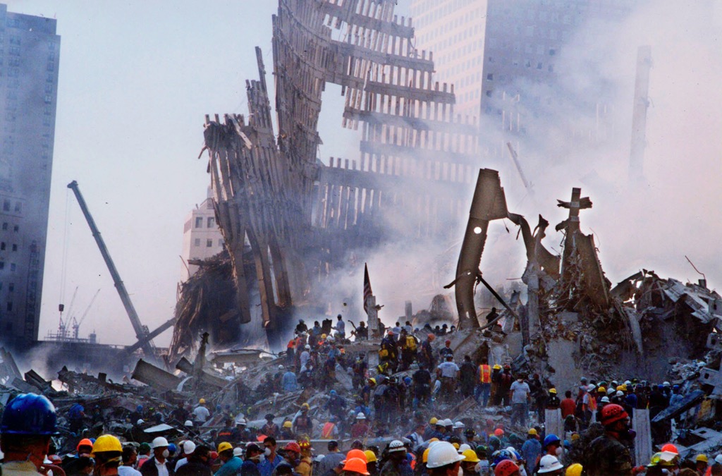 GROUND ZERO - CROSS, AS IT FELL