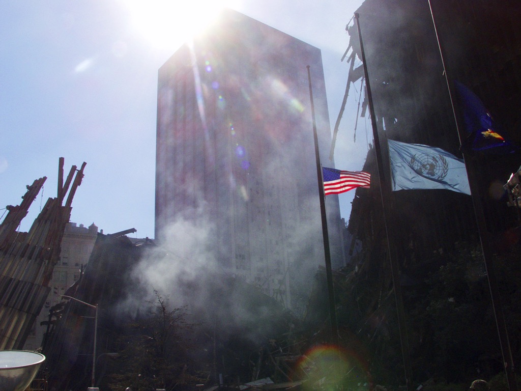 GROUND ZERO - FLAGS, AMERICA LIVES